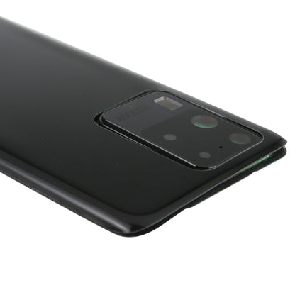 Samsung Galaxy S20 Ultra Battery Back Cover with Camera Lens Frame Replacement (Black) - Quality Checked