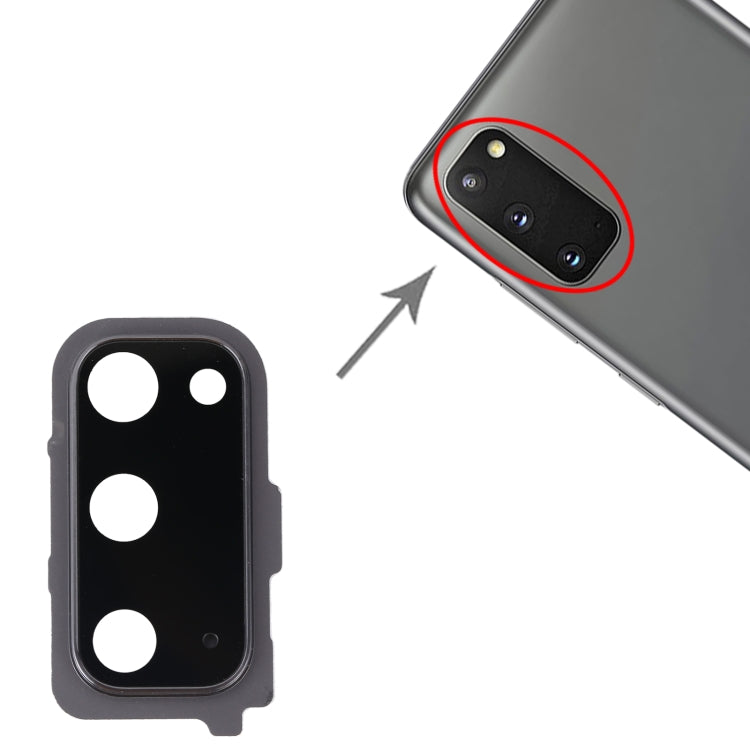 Samsung Galaxy S20 Camera Lens Cover Replacement (Black) - Perfect Fit, Quality Checked