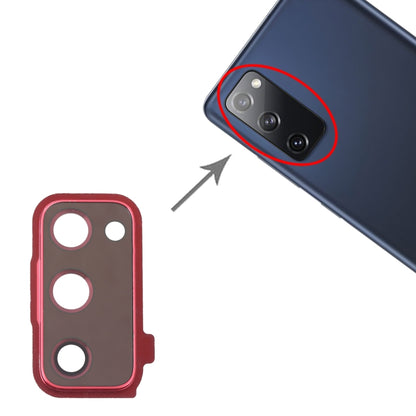 Red Camera Lens Cover Replacement for Samsung Galaxy S20 FE 5G - Perfect Fit, Professional Installation Recommended