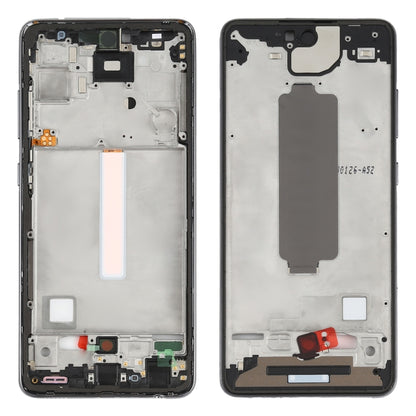 Samsung Galaxy A52 Black Middle Frame Bezel Plate Replacement - Quality Checked Part for Device Repair