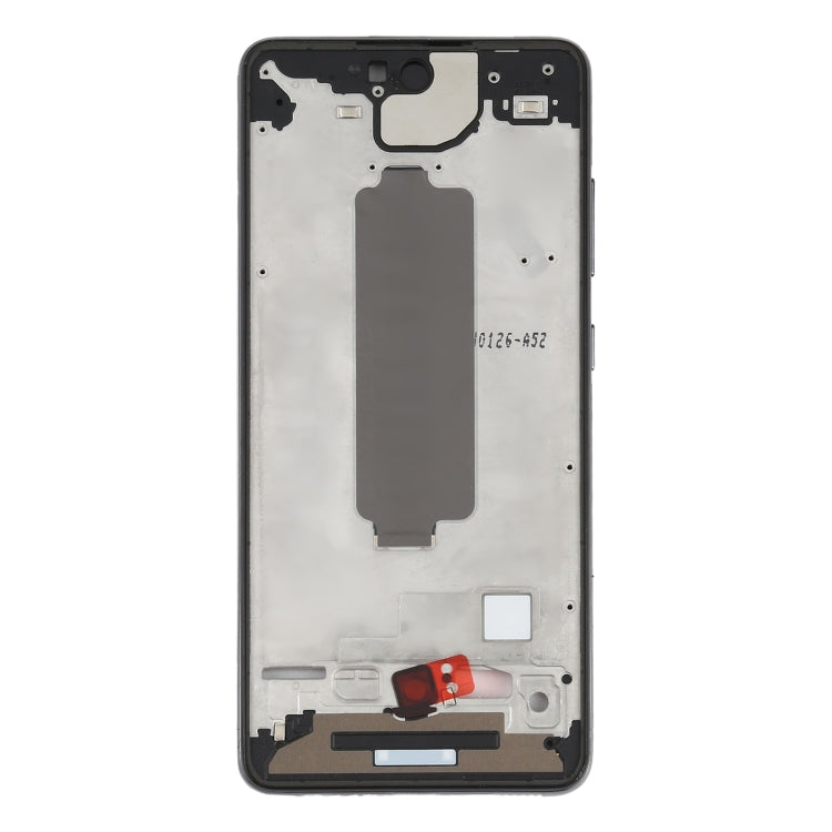 Samsung Galaxy A52 Black Middle Frame Bezel Plate Replacement - Quality Checked Part for Device Repair