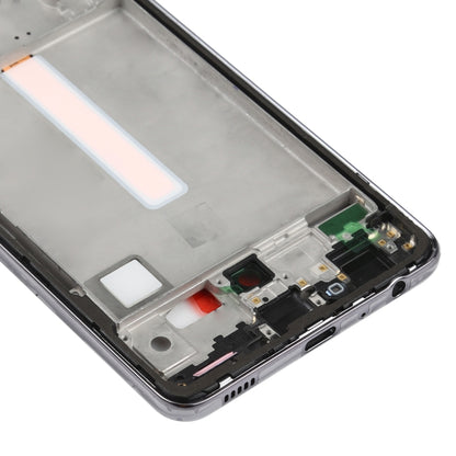 Samsung Galaxy A52 Black Middle Frame Bezel Plate Replacement - Quality Checked Part for Device Repair