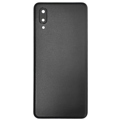 Samsung Galaxy A02 Back Cover Replacement with Camera Lens Frame (Black) - Perfect Fit & Quality Assured