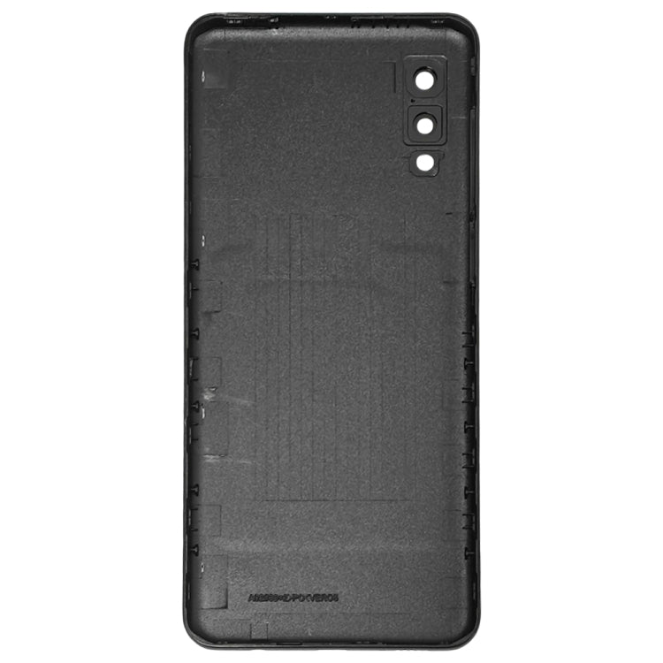 Samsung Galaxy A02 Back Cover Replacement with Camera Lens Frame (Black) - Perfect Fit & Quality Assured