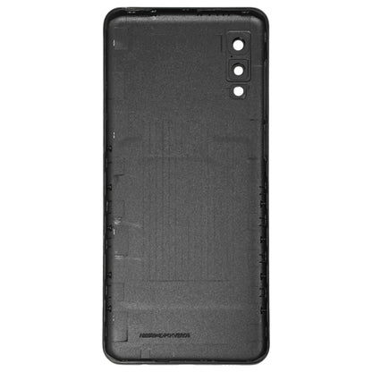 Samsung Galaxy A02 Back Cover Replacement with Camera Lens Frame (Black) - Perfect Fit & Quality Assured