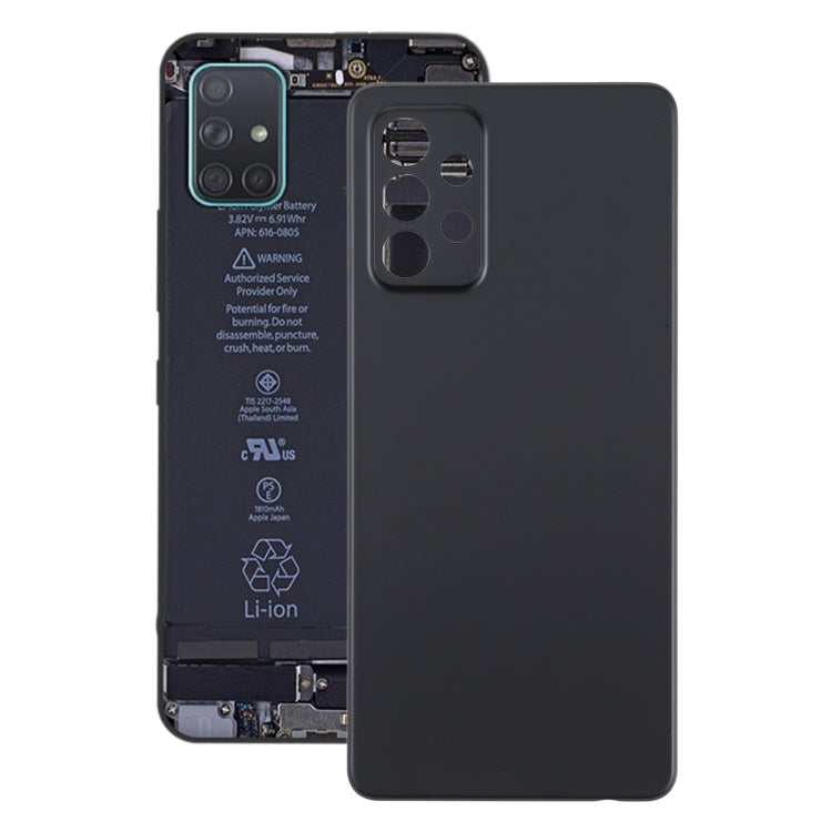 Samsung Galaxy A72 5G Black Battery Back Cover Replacement - Compatible, Quality Checked, Professional Installation Recommended