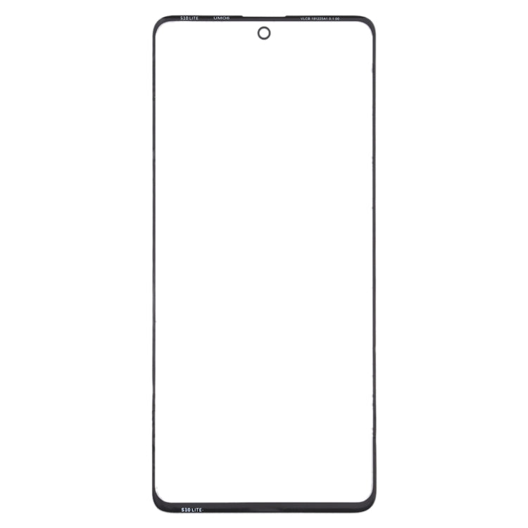 10pcs Black Front Screen Outer Glass Lens Replacement for Samsung Galaxy A71 - Quality Tested