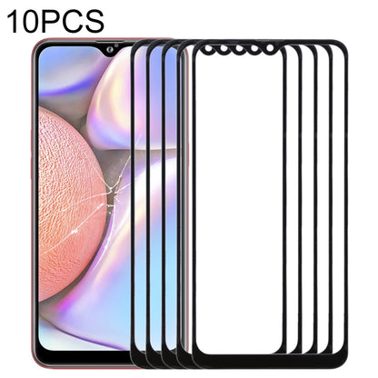Samsung Galaxy A10s Replacement Front Screen Outer Glass Lens (Black) - 10pcs, Quality Checked