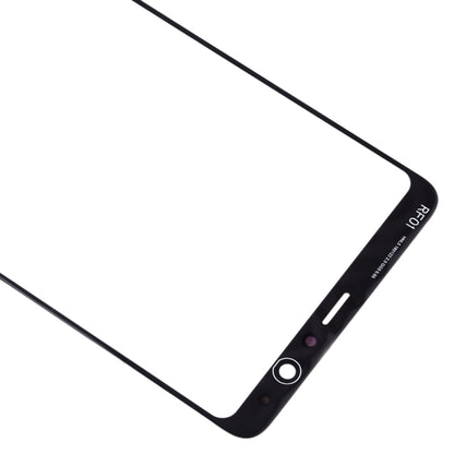 10pcs Black Front Screen Outer Glass Lens for Samsung Galaxy A8 Star / A9 Star - Replacement Parts