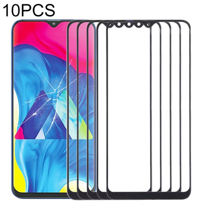 Samsung Galaxy M10 Front Screen Outer Glass Lens (10pcs, Black) - Replacement for Broken Screens