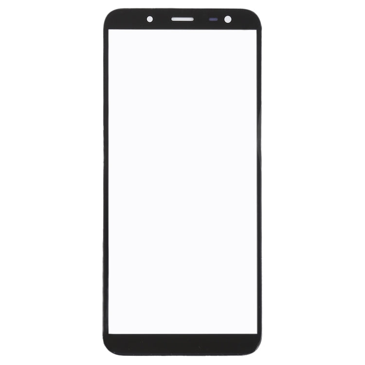 10pcs Black Front Screen Outer Glass Lens for Samsung Galaxy J6, J600F/DS, J600G/DS - Replacement Parts
