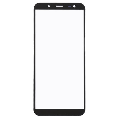 10pcs Black Front Screen Outer Glass Lens for Samsung Galaxy J6, J600F/DS, J600G/DS - Replacement Parts