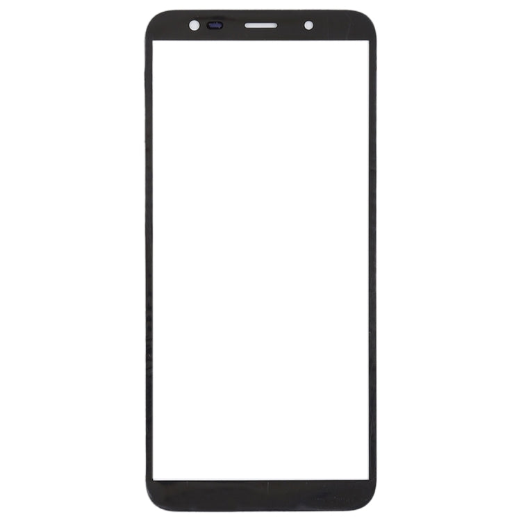 10pcs Black Front Screen Outer Glass Lens for Samsung Galaxy J6, J600F/DS, J600G/DS - Replacement Parts