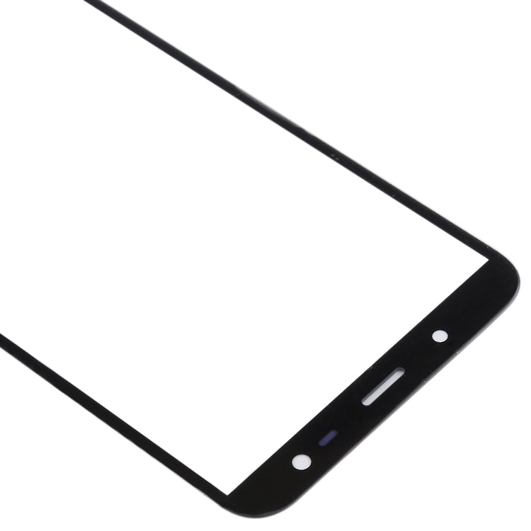 10pcs Black Front Screen Outer Glass Lens for Samsung Galaxy J6, J600F/DS, J600G/DS - Replacement Parts