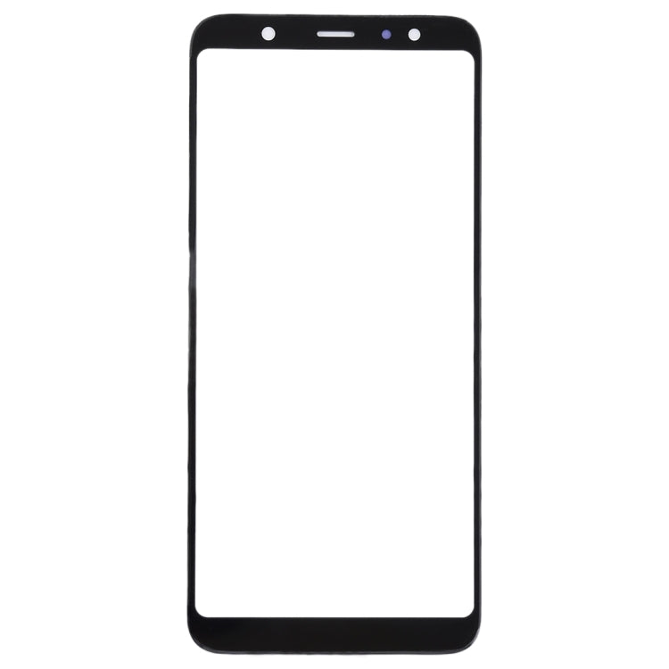 10-Pack Black Front Screen Outer Glass Lens for Samsung Galaxy A6+ (2018) / A605 - Replacement Parts
