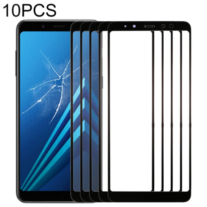 10pcs Samsung Galaxy A8 (2018) Front Screen Outer Glass Lens - Replacement for Broken Displays
