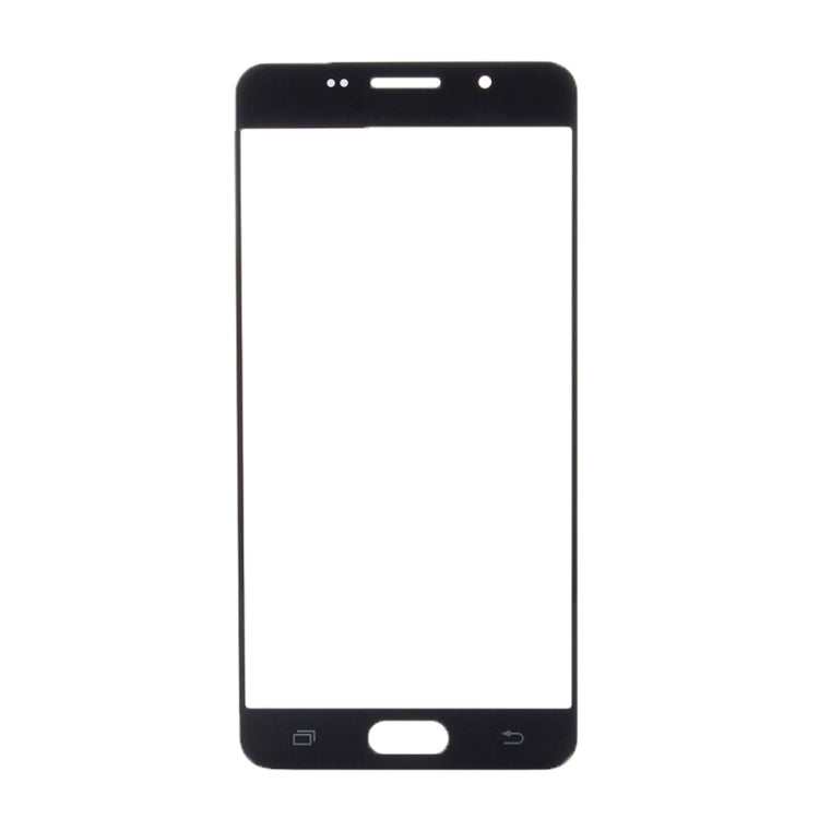 10pcs Black Front Screen Outer Glass Lens for Samsung Galaxy A7 (2016) / A710 - Replacement Part