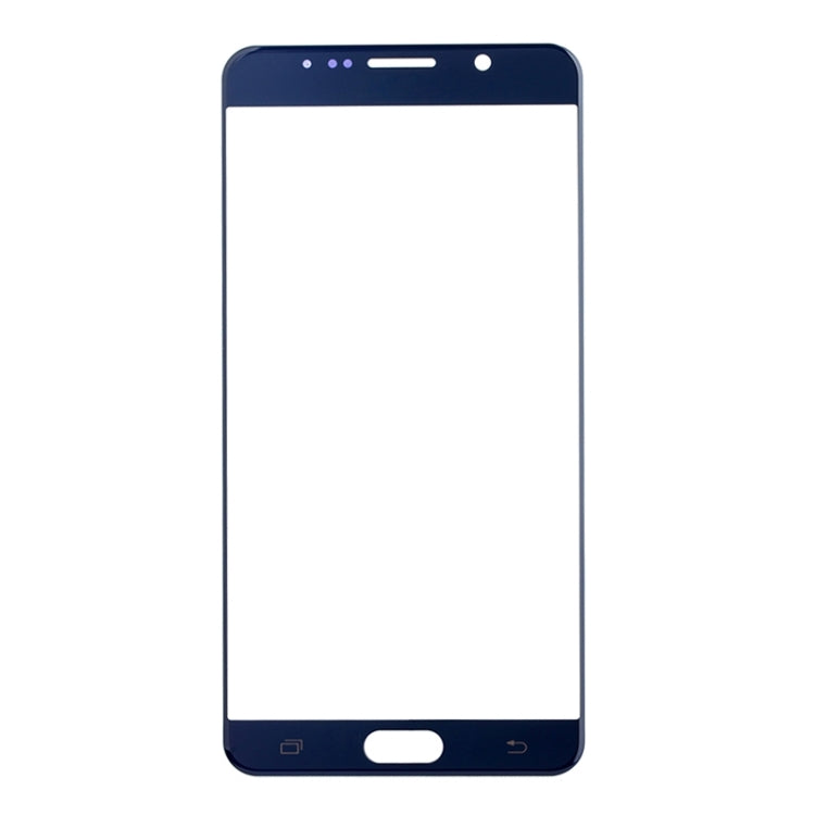 Dark Blue Front Screen Outer Glass Lens for Samsung Galaxy Note 5 - 10pcs Replacement Kit
