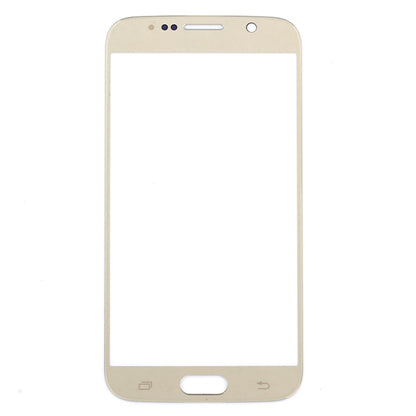 10pcs Gold Front Screen Outer Glass Lens for Samsung Galaxy S6 / G920F Replacement - Perfect Fit