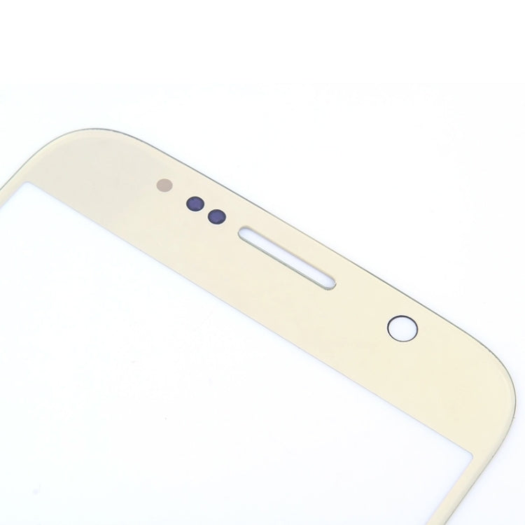 10pcs Gold Front Screen Outer Glass Lens for Samsung Galaxy S6 / G920F Replacement - Perfect Fit