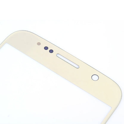 10pcs Gold Front Screen Outer Glass Lens for Samsung Galaxy S6 / G920F Replacement - Perfect Fit