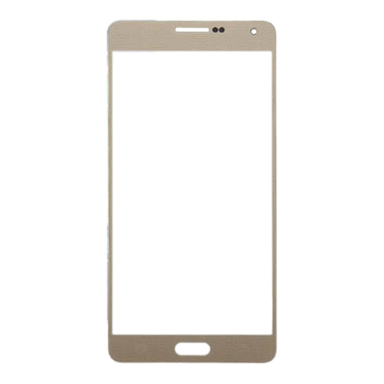 10pcs Gold Front Screen Outer Glass Lens for Samsung Galaxy A7 (2015) - Replacement Lens