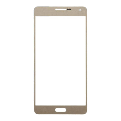 10pcs Gold Front Screen Outer Glass Lens for Samsung Galaxy A7 (2015) - Replacement Lens
