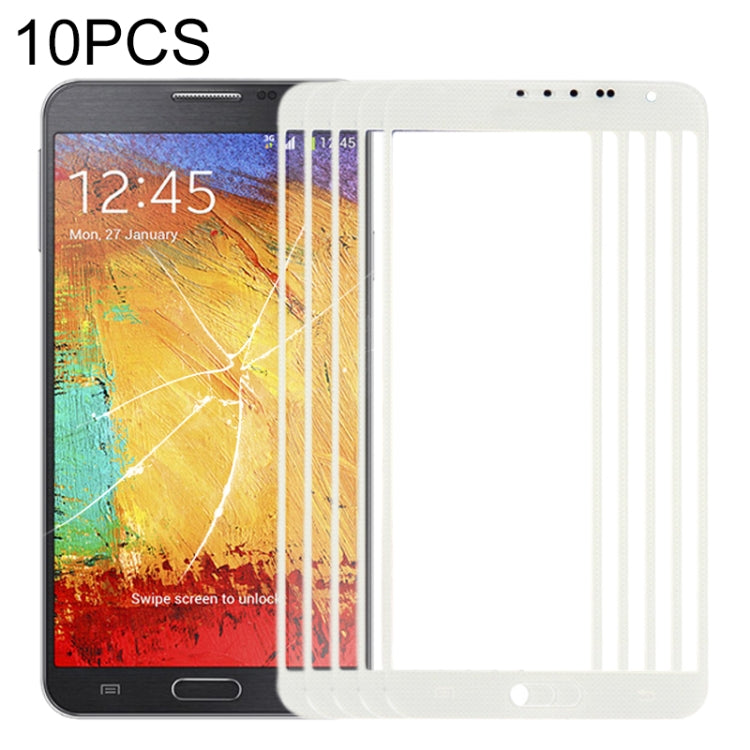 Samsung Galaxy Note 3 Neo / N7505 Front Screen Outer Glass Lens Replacement - 10pcs (White)