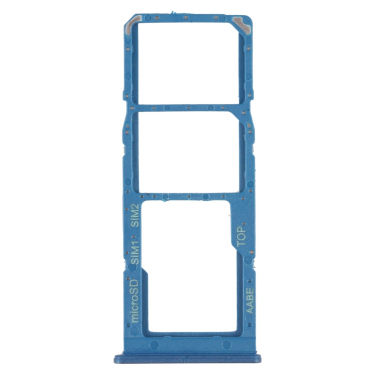 Samsung Galaxy A12 SM-A125 SIM Card Tray + Micro SD Card Tray Replacement (Blue) - Fully Compatible, Quality Checked