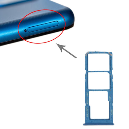 Samsung Galaxy A12 SM-A125 SIM Card Tray + Micro SD Card Tray Replacement (Blue) - Fully Compatible, Quality Checked