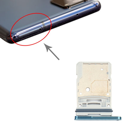 Samsung Galaxy S20 FE 5G SIM & Micro SD Card Tray (SM-G781B) Replacement - Blue