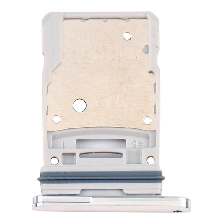 Samsung Galaxy S20 FE 5G SM-G781B SIM Card Tray + Micro SD Card Tray (Silver) - Replacement Part
