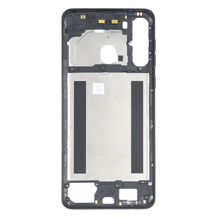 Samsung Galaxy A21 SM-A215 Black Middle Frame Bezel Plate Replacement - Compatible & Quality Checked