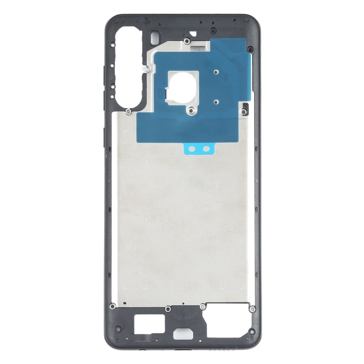 Samsung Galaxy A21 SM-A215 Black Middle Frame Bezel Plate Replacement - Compatible & Quality Checked