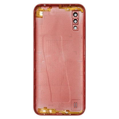 Samsung Galaxy A01 SM-015F Replacement Battery Back Cover with Camera Lens Frame (Red) - Perfect Fit
