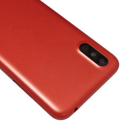 Samsung Galaxy A01 SM-015F Replacement Battery Back Cover with Camera Lens Frame (Red) - Perfect Fit