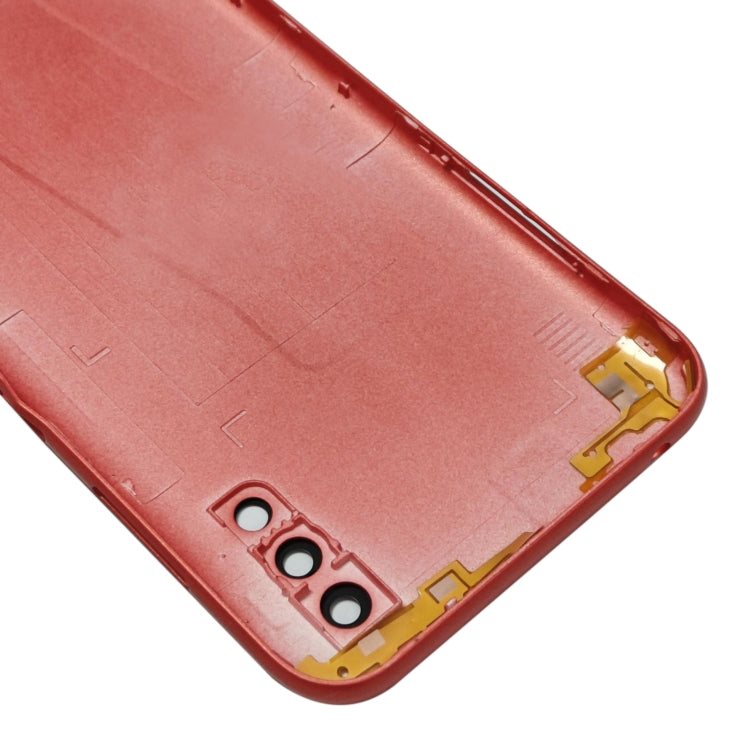 Samsung Galaxy A01 SM-015F Replacement Battery Back Cover with Camera Lens Frame (Red) - Perfect Fit