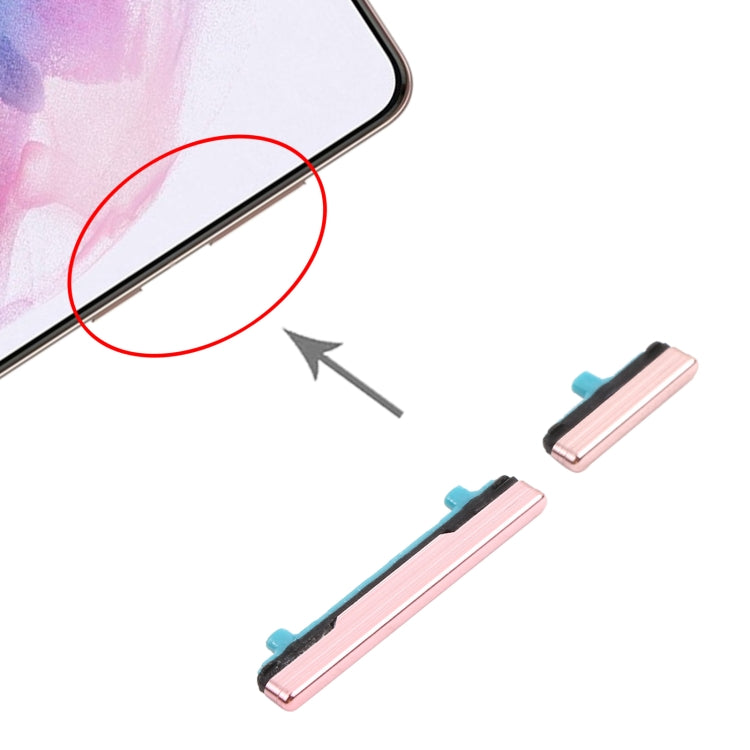 Samsung Galaxy S21+ 5G Replacement Power & Volume Control Buttons (Pink) - Compatible & Quality Checked