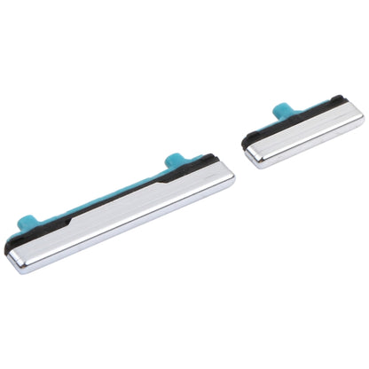 Samsung Galaxy S21+ 5G Volume Control & Power Button Replacement (Silver) - Compatible & Fully Functional