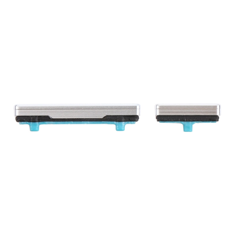 Samsung Galaxy S21+ 5G Volume Control & Power Button Replacement (Silver) - Compatible & Fully Functional