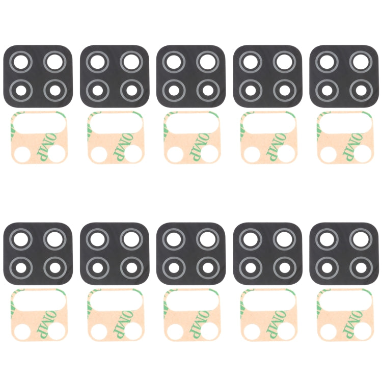 10pcs Replacement Back Camera Lens for Samsung Galaxy A12 SM-A125 - High Quality & Fully Compatible
