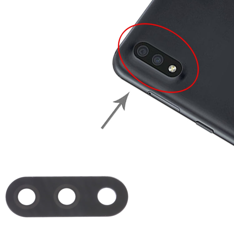 10pcs Replacement Back Camera Lens for Samsung Galaxy M01 (SM-M015) - Perfect Fit & Quality Checked