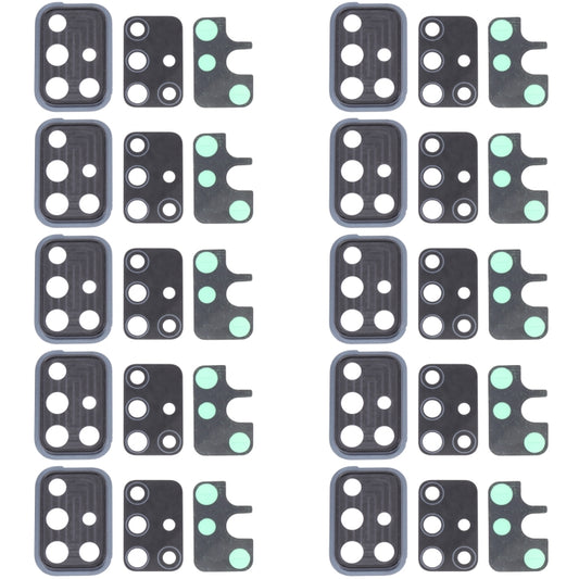 10-Pack Black Camera Lens Cover Replacement for Samsung Galaxy A71 5G SM-A716 - Perfect Fit & Quality Checked