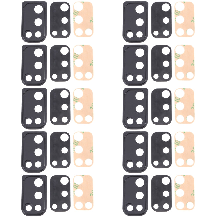 10pcs Black Camera Lens Cover Replacement for Samsung Galaxy M21 SM-M215 - Perfect Fit & Quality Assurance