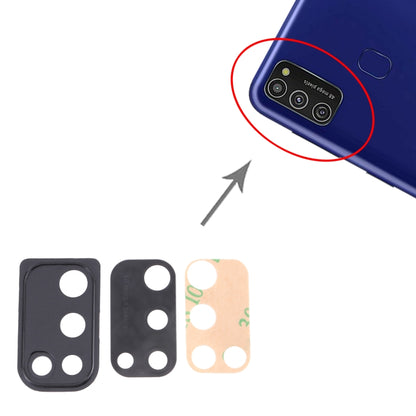 10pcs Black Camera Lens Cover Replacement for Samsung Galaxy M21 SM-M215 - Perfect Fit & Quality Assurance