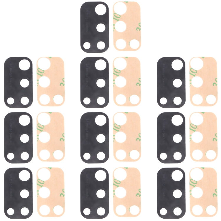 10pcs Replacement Back Camera Lens for Samsung Galaxy M21 (SM-M215) - Perfect Fit & Quality Checked