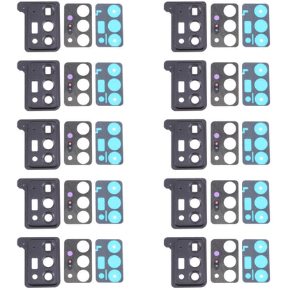 Samsung Galaxy Note20 Ultra 5G SM-N986 Camera Lens Cover Replacement (Black) - 10pcs Set