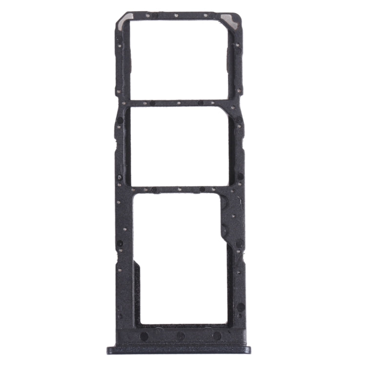 Samsung Galaxy M12 SM-M127 SIM Card Tray + Micro SD Card Tray Replacement (Black) - Quality Checked