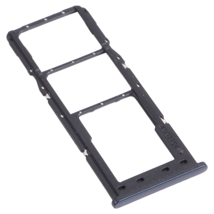 Samsung Galaxy M12 SM-M127 SIM Card Tray + Micro SD Card Tray Replacement (Black) - Quality Checked