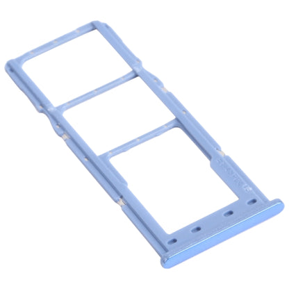 SIM Card Tray + Micro SD Card Tray for Samsung Galaxy M12 (SM-M127) - Replacement in Blue